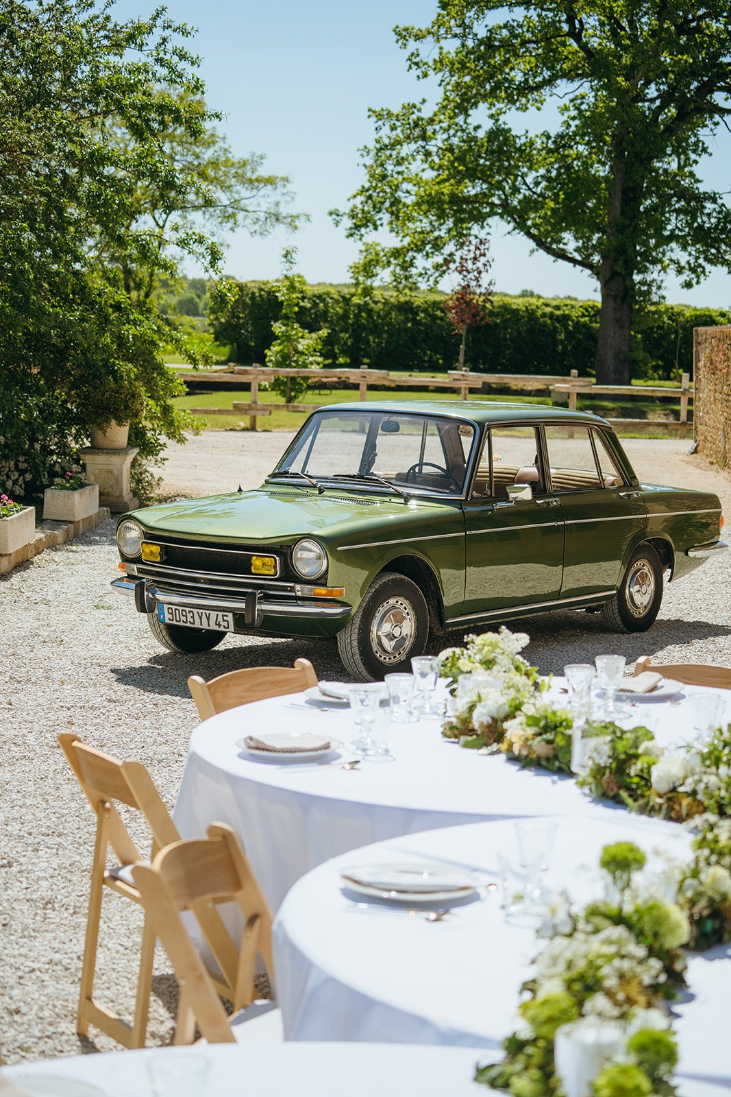 Déjeuner au Domaine des Crançons